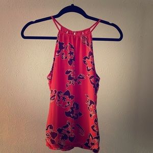 Cute coral summer top. Dress up or down!